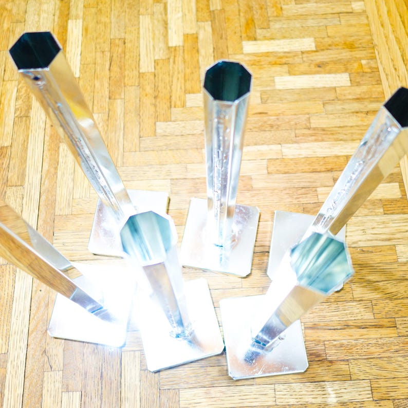 Tall Taper Candle Molds // Pentagon, Octagon, Hexagon Metal Taper Candle Molds // Tin Candle Mold // Hexagon Candle Mold image 10