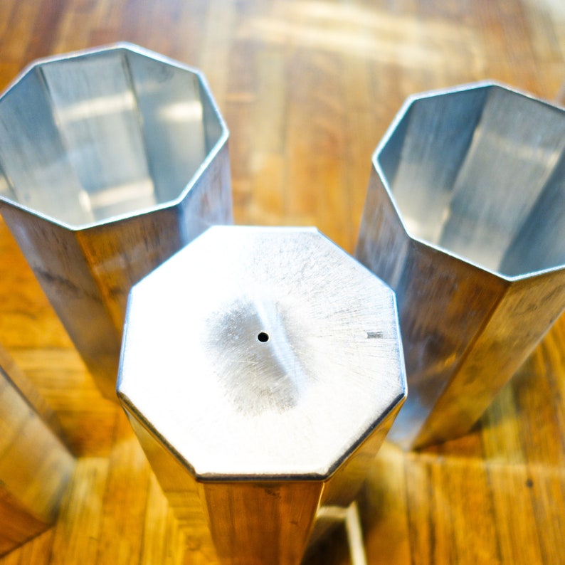 Octagon Pillar Candle Molds Metal Candle Making Molds Pillar Etsy