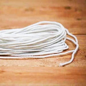 Square Braid #4 Cotton Candle Wicks, Large Cotton Wick , Candle Making Supplies, Beeswax Candle Wick, Soy Candle Wicking, Pillar Candle Wick