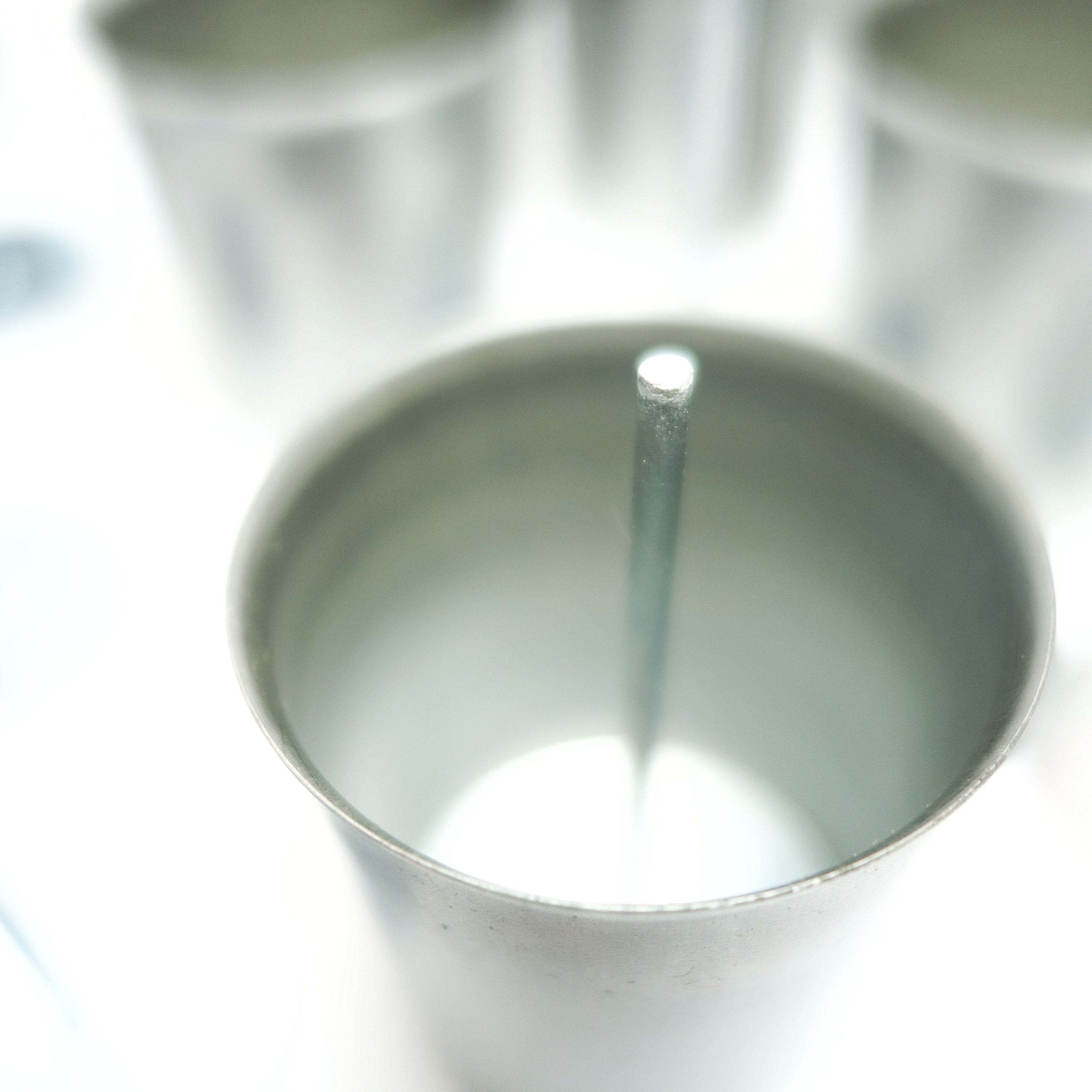 Votive Candle Mold With Wick Pin Metal Candle Molds Candle Etsy Ireland