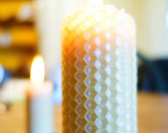 DIY Candles | Rolled Pillar Candles | Waldorf Kit | Beeswax Sheets | Beeswax Candle Kit | Candle Making Supplies | DIY Candle Making Kit ThP