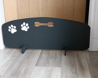 Black Dog Stair Gate-Cockapoo Dog Stop-Cockapoo Gift-Dog Stair Gate-Dog Stop House Sign-Dog Lover Gift-Gift for Dog Lovers-30cm High