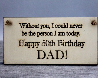 ideas for dads 50th