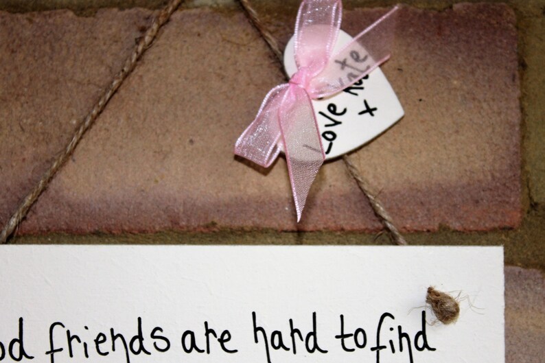 Friend Gift Plaque Best Friend PlaqueBest Friend Gift Etsy