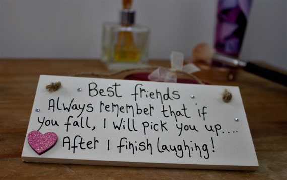 friend gift plaque best