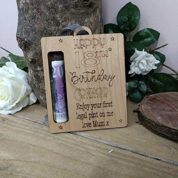 18th Birthday Money Wallet Etsy UK