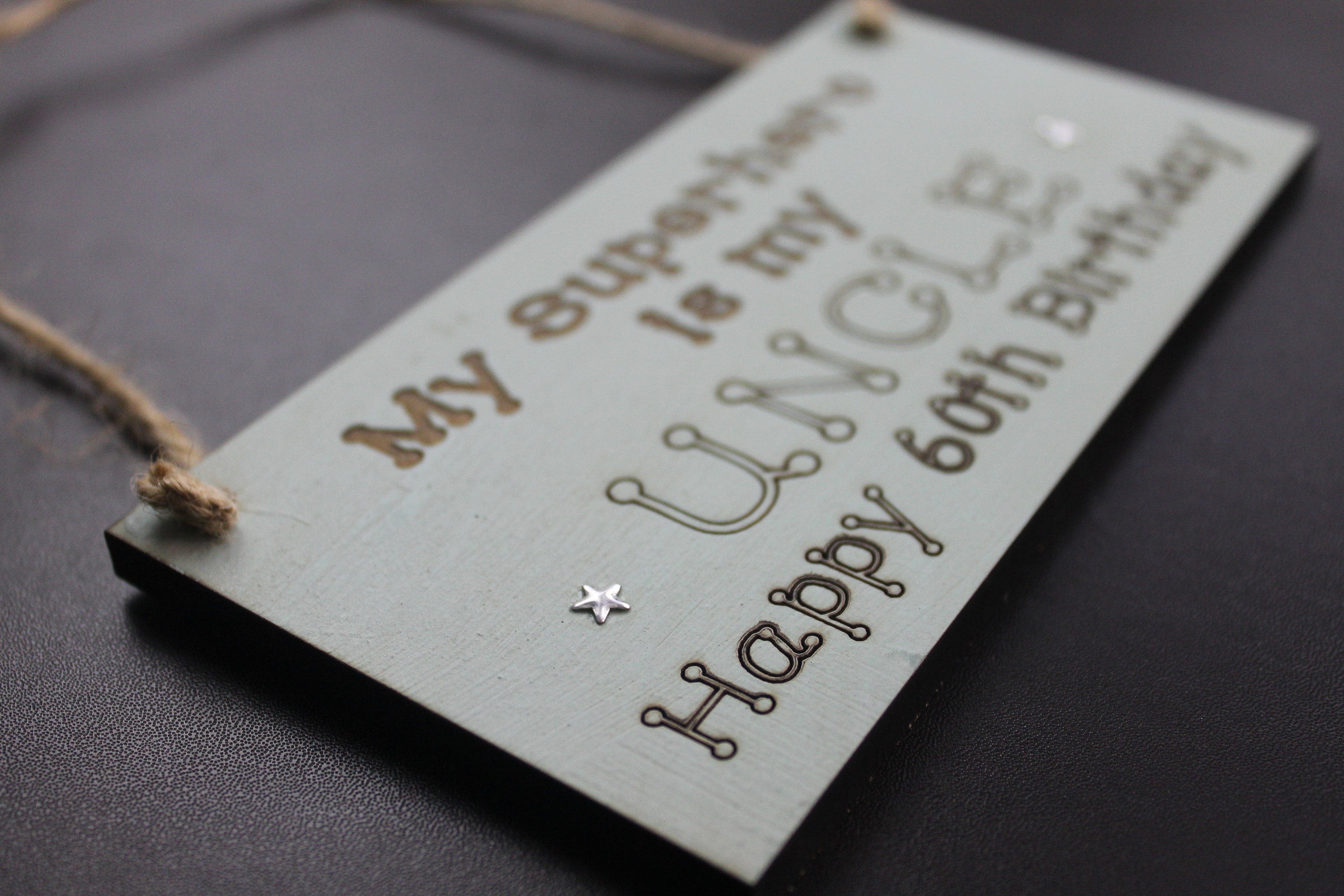 60. Geburtstagsgeschenk für OnkelHappy 60. Geburtstag Etsy