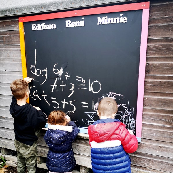 Hanging Outdoor Blackboard-Children’s Blackboard-Blackboard-Chalkboard Outdoor-blackboard kids