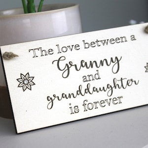 Personalised Gifts for Granny-Personalised Granny Gift Plaque-Mothers Day Gift for Granny-Granny Christmas Gifts-Birthday Gifts for Granny