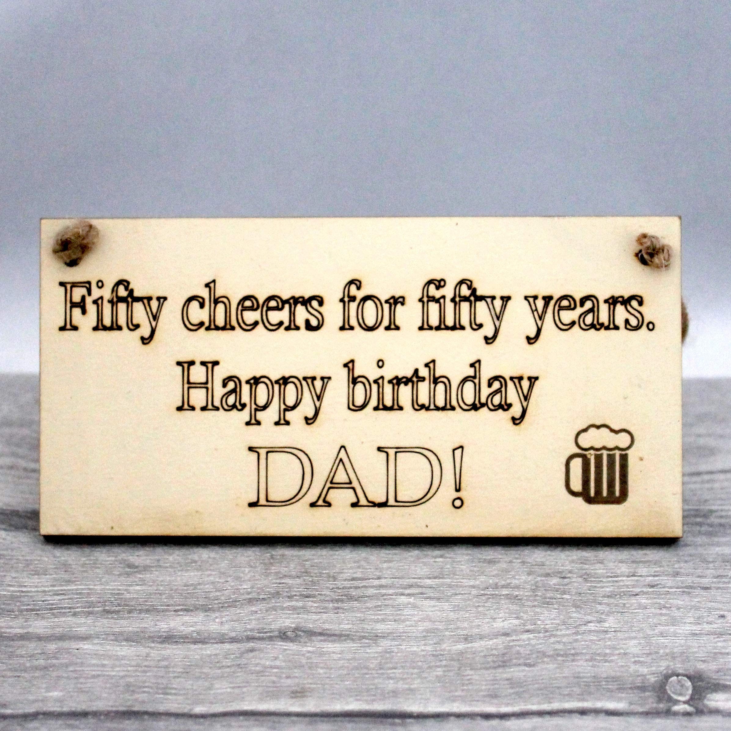 50th Birthday Dad dad 50th Birthday Giftpersonalised Dad Etsy Singapore