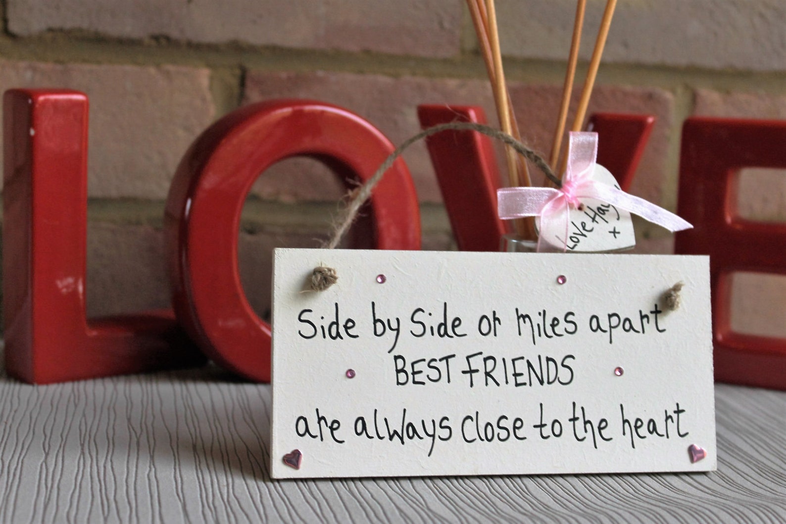 Friend Gift Plaque Best Friend PlaqueBest Friend Gift Etsy