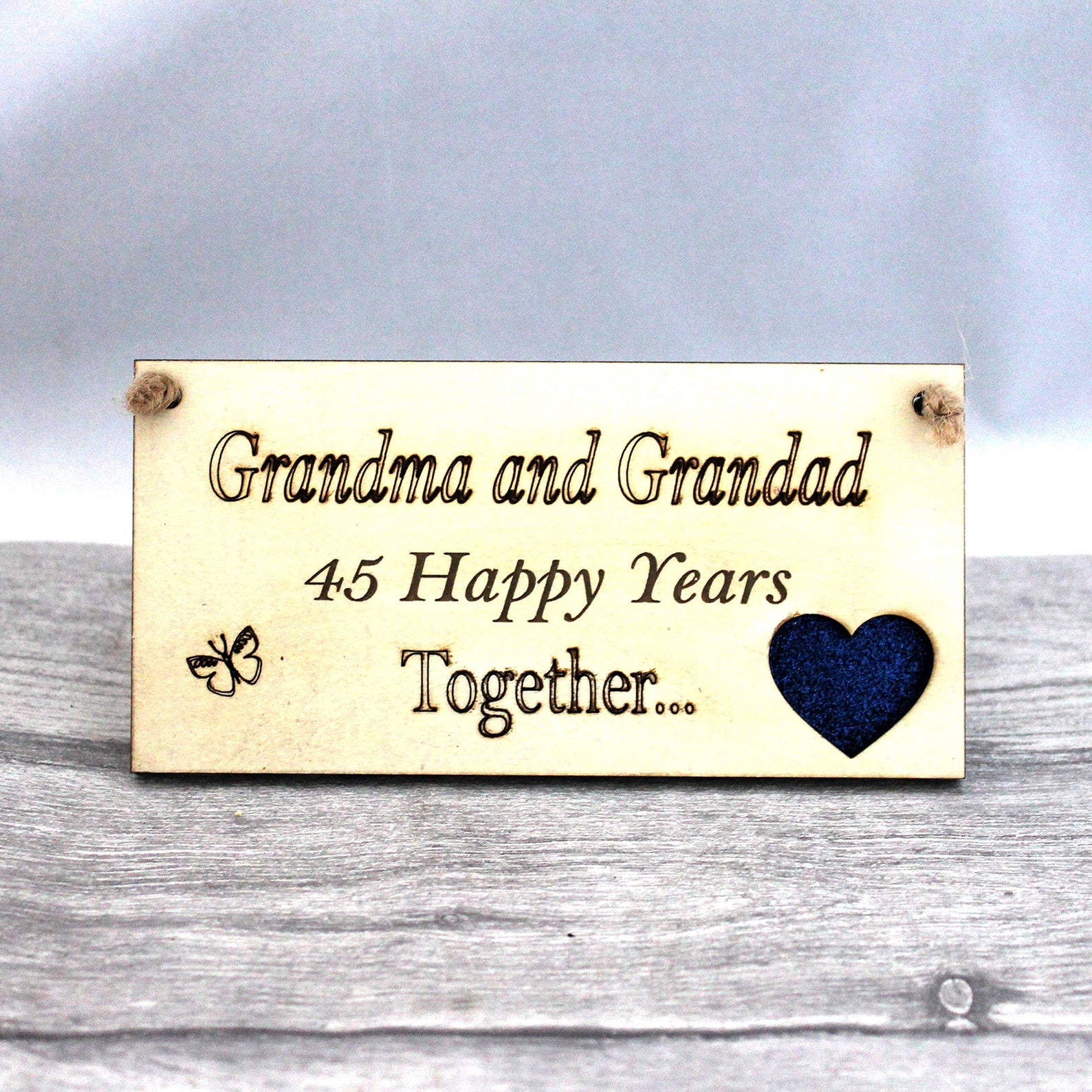 45 anniversario di matrimonio Regalo45 zaffiro Etsy