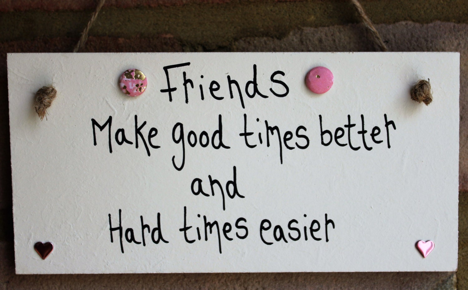 Friend Gift Plaque Best Friend PlaqueBest Friend Gift Etsy