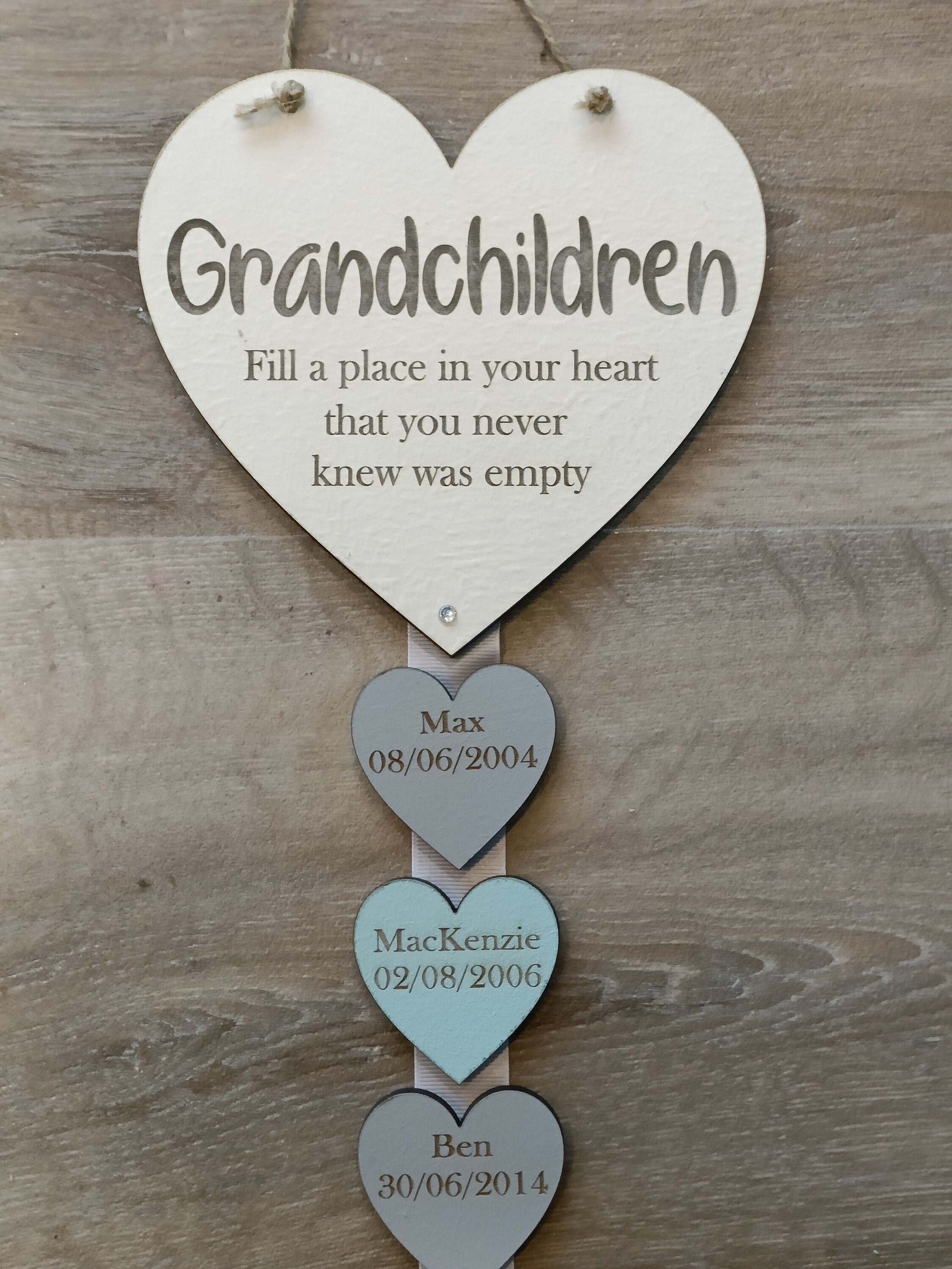 Gifts For Mom Family - Personalized Heart Shaped Acrylic Plaque ...