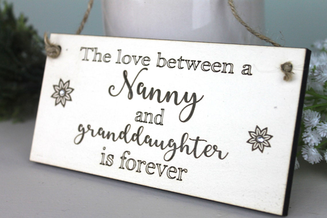 Wooden Gift for Nanny-Nanny's Birthday Gift from | Etsy