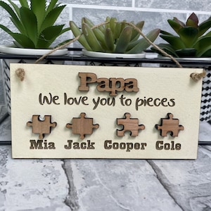Personalised Gift for Papa-Papa Birthday Present-Papa Gift for Christmas-Papa from Grandkids-Father&#39;s Day Gift for Papa-Best Gift for Papa