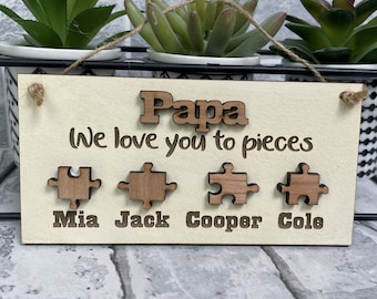 Personalised Gift for Papa-Papa Birthday Present-Papa Gift for Christmas-Papa from Grandkids-Father's Day Gift for Papa-Best Gift for Papa