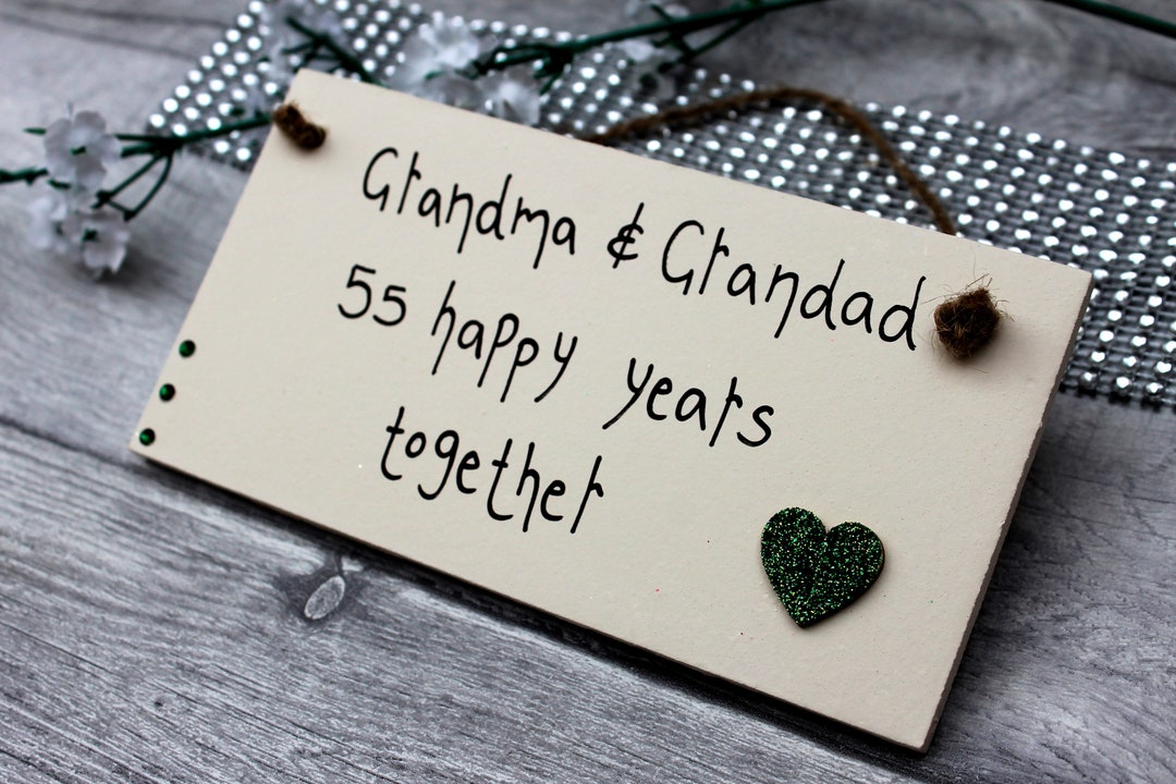 55. Hochzeit Jubiläum 55 Jahrestag personalisierte 55 Etsy.de