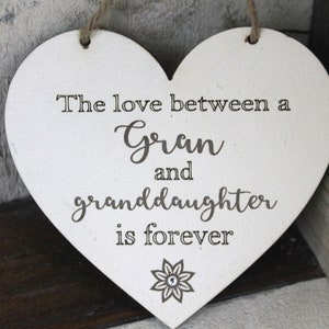 Keepsake Gift for Gran-Gran Christmas Gift-Personalised Gifts for Gran-Gift from Granddaughter-Birthday Gift for Gran-Gran Gift Mothers Day