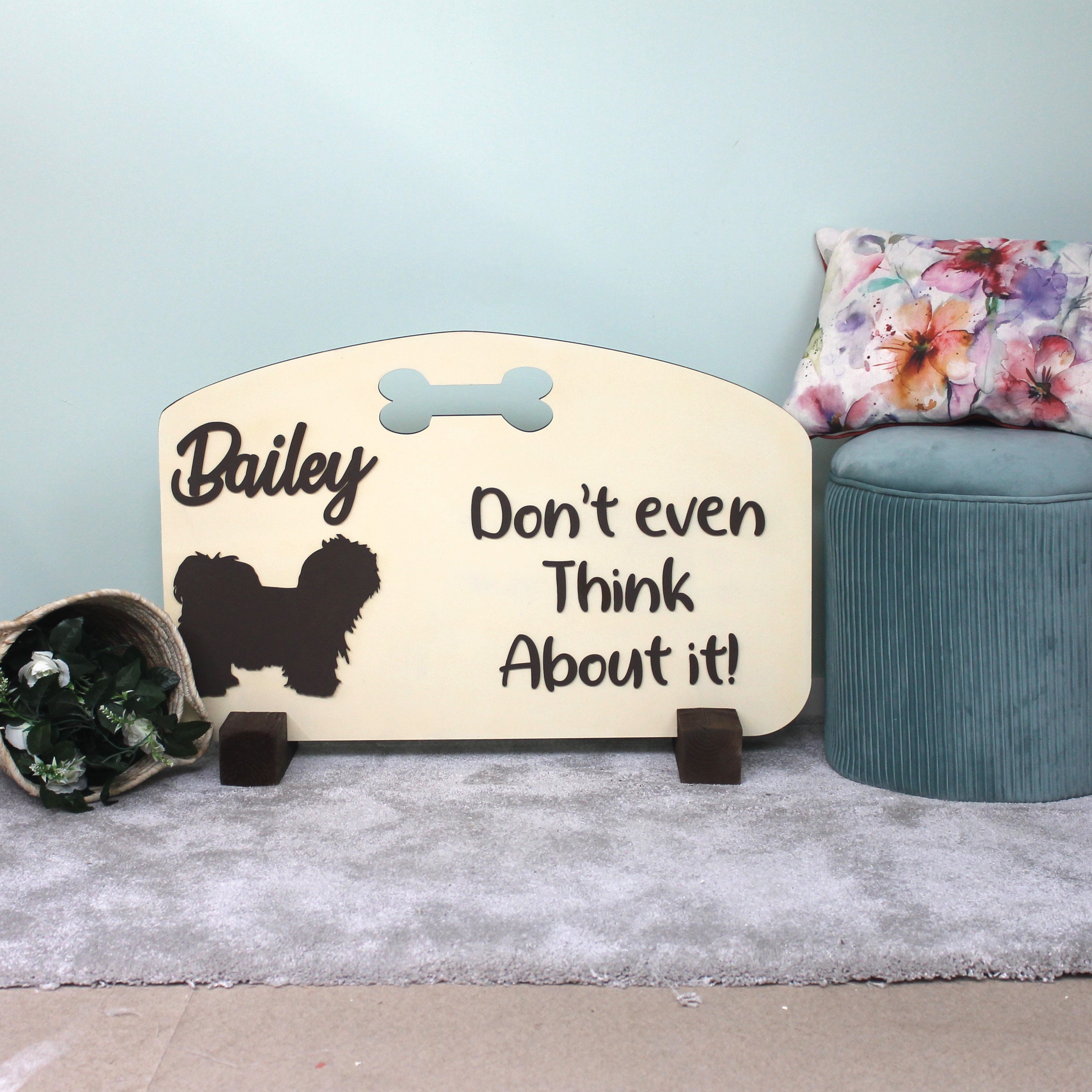 Personalised Dog Stair Gatewooden Giftdog Stair Gatedog Etsy UK