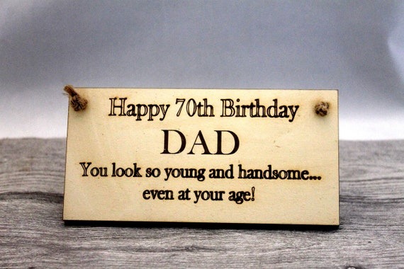 special 70th birthday gifts for dad