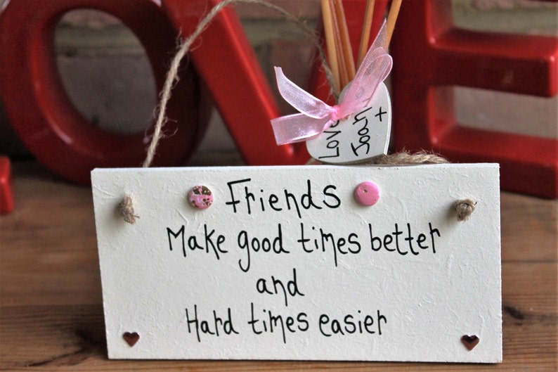 Friend Gift Plaque Best Friend PlaqueBest Friend Gift Etsy
