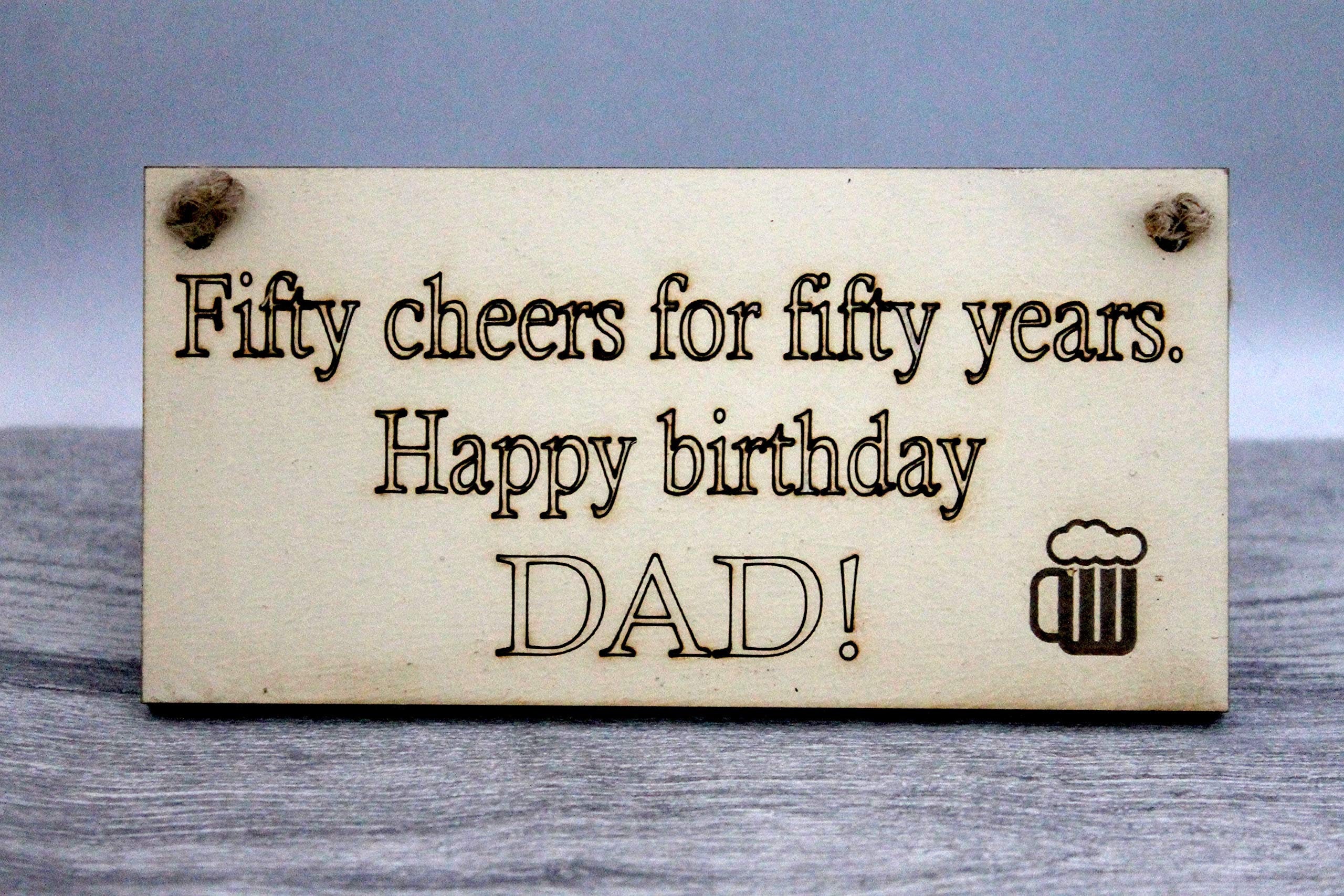 50 cumpleaños papá papá 50 cumpleaños regalopersonalizado Etsy