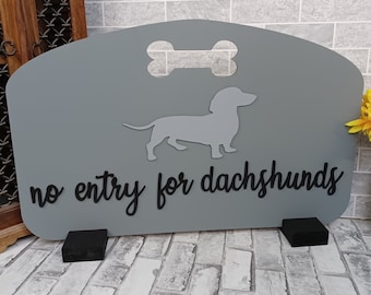 Sausage Stopper For Dachshund - Personalised Doggy Stair Guard - Stair Stop - Door Stopper - Dog Gate - ALL Dog Breeds Available Free