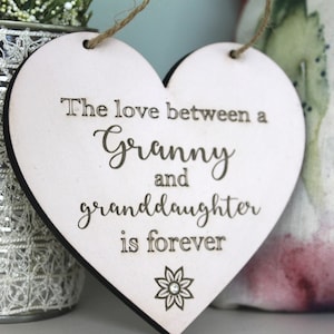 Keepsake for a Special Granny-Granny's Birthday-Mothers Day Gift for Granny-Granny Christmas Gifts-Personalised Gifts for Granny-Best Granny