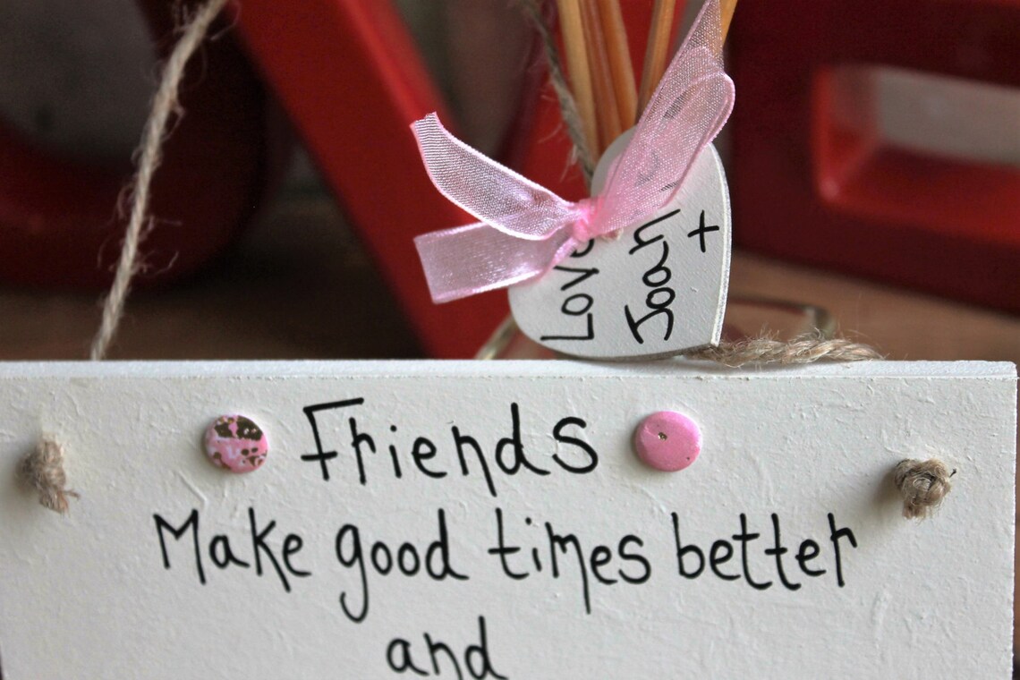 Friend Gift Plaque Best Friend PlaqueBest Friend Gift Etsy