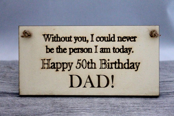 50th birthday gifts for dad