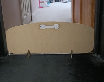 Plain Dog Stair Gate: 30cm Pet Barrier