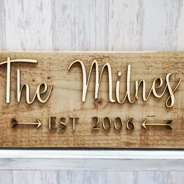 Natural Wooden Bar Sign-Custom wooden Bar Sign- Rustic Bar Sign-Rustic Wooden House Sign-Custom Personalised Bar Sign-Wooden Homemade Sign