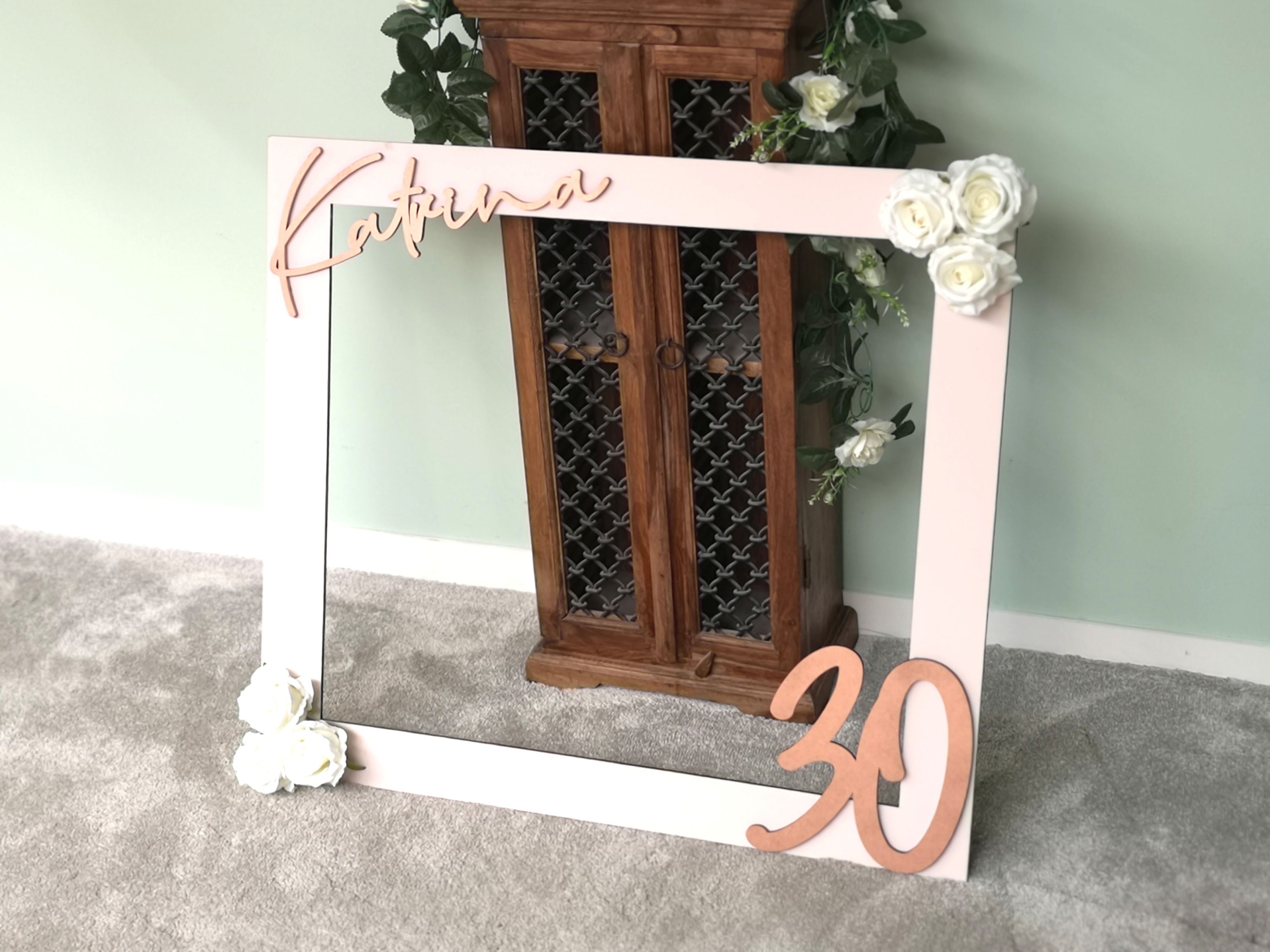 Personalised Birthday Selfie Frame30th Birthday Photo Etsy UK