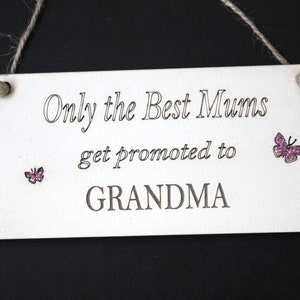 Personalised Wooden Plaque-Best Grandma Gift from Children-Gift for Mothers Day-Grandma Christmas Gift-Birthday Gifts for Grandma-Wall Sign