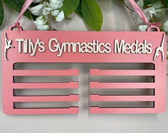 Gymnastics Dance Medal Holder-Medal Hanger Dancer-Personalised Medal Holder-Medal Display Rack-Medal Holder with Name-Tap-Jazz-Contemporary