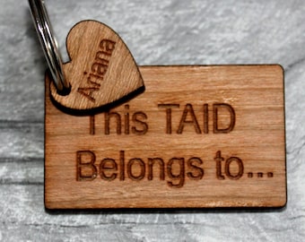 Taid Keyring-Taid Fathers Day Gift-Taid Birthday Gifts-Personalised Taid Keychain-Christmas Gifts for Taid-Fathers Day Gift From Grandkids