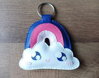 Cute Cloud Keychain