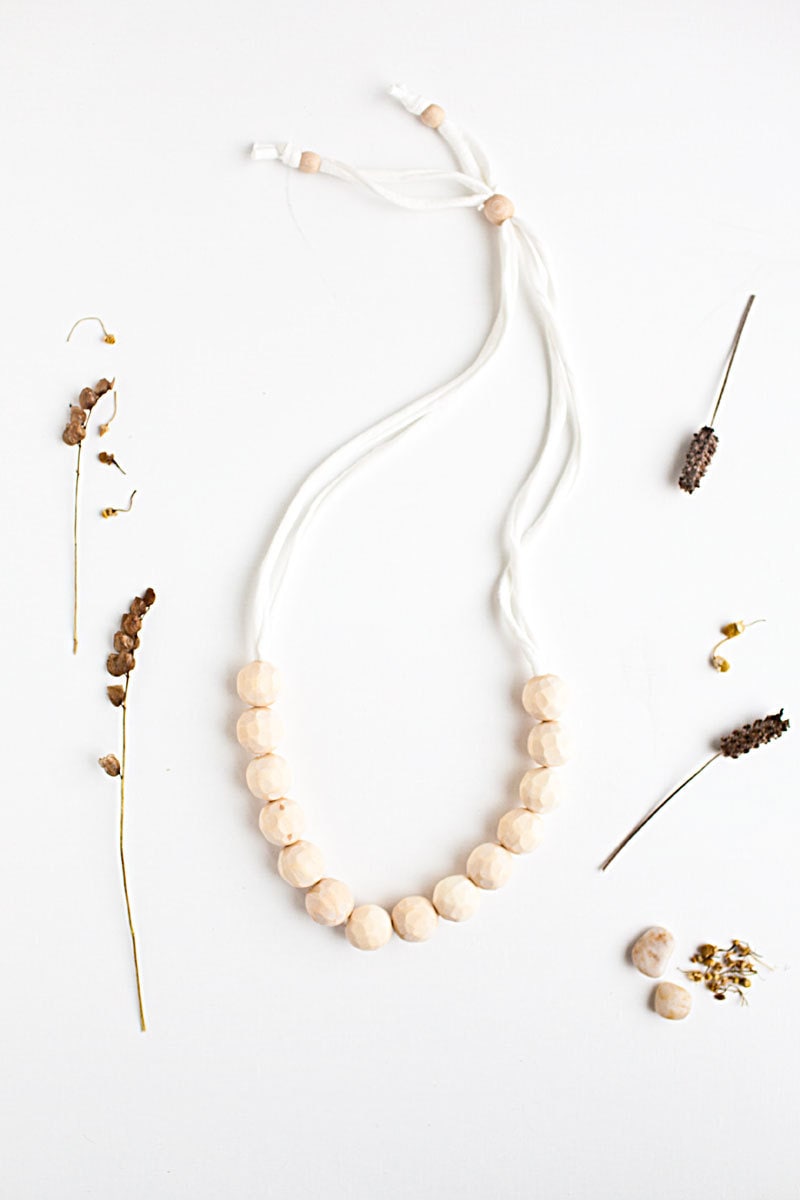 wooden teething beads