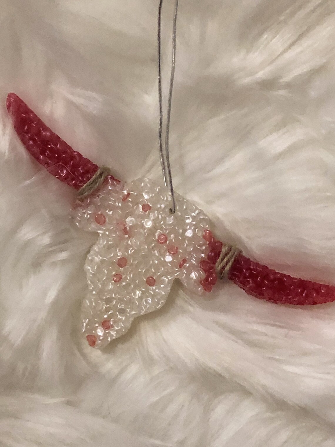 Longhorn car freshener / Freshie Etsy