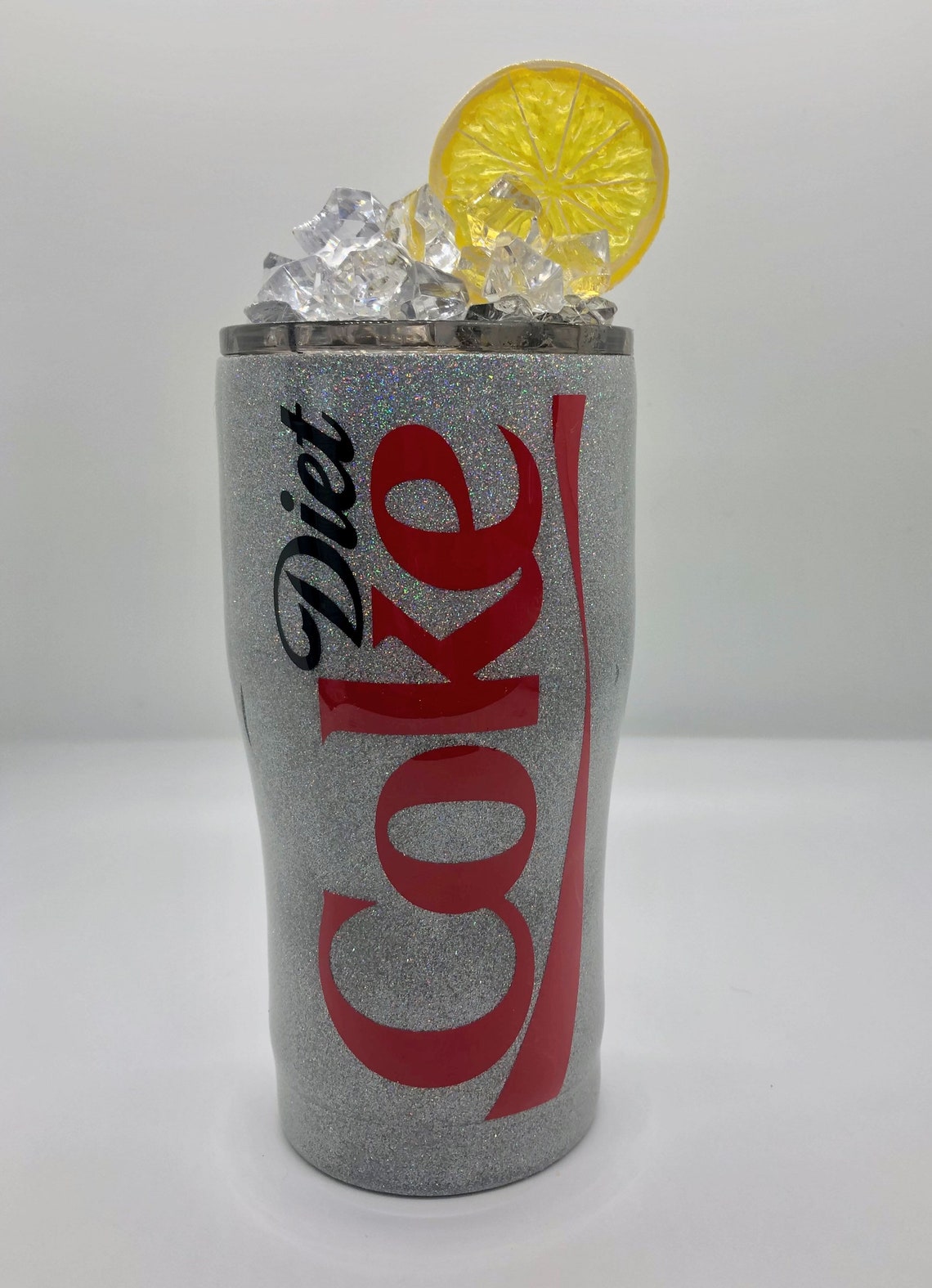 Diet Coke 20 oz Stainless Steel Hogg tumbler with ice and Etsy