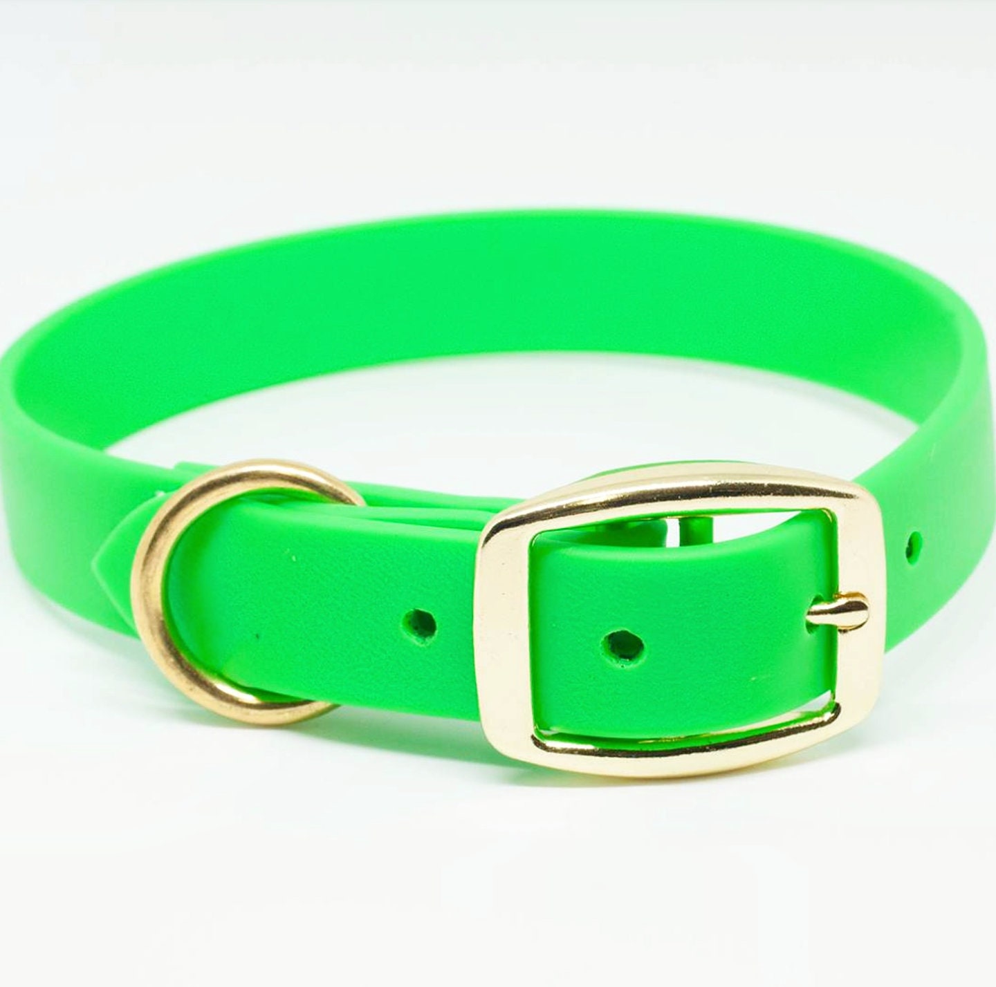 Waterproof Dog Collar in Neon Green Clover Etsy