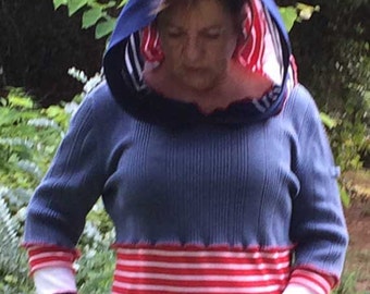 HOODIE USA - Upcycled, Cotton