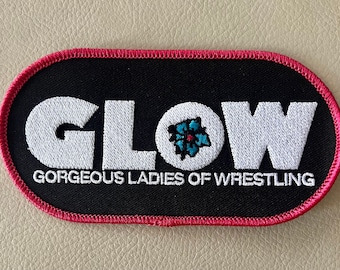 New! GLOW Iron on Patch