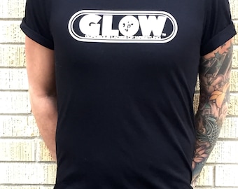 T-Shirt - Black - White logo
