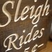Sleigh Rides 25 Cents Standing Decorative Plaque Standing - Etsy