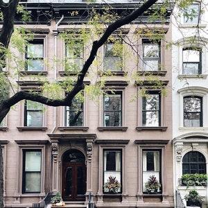 Brooklyn Heights Townhouse Photography Print 8x10 // NYC Photography, New York City, NYC Travel Photo, NYC Art Print