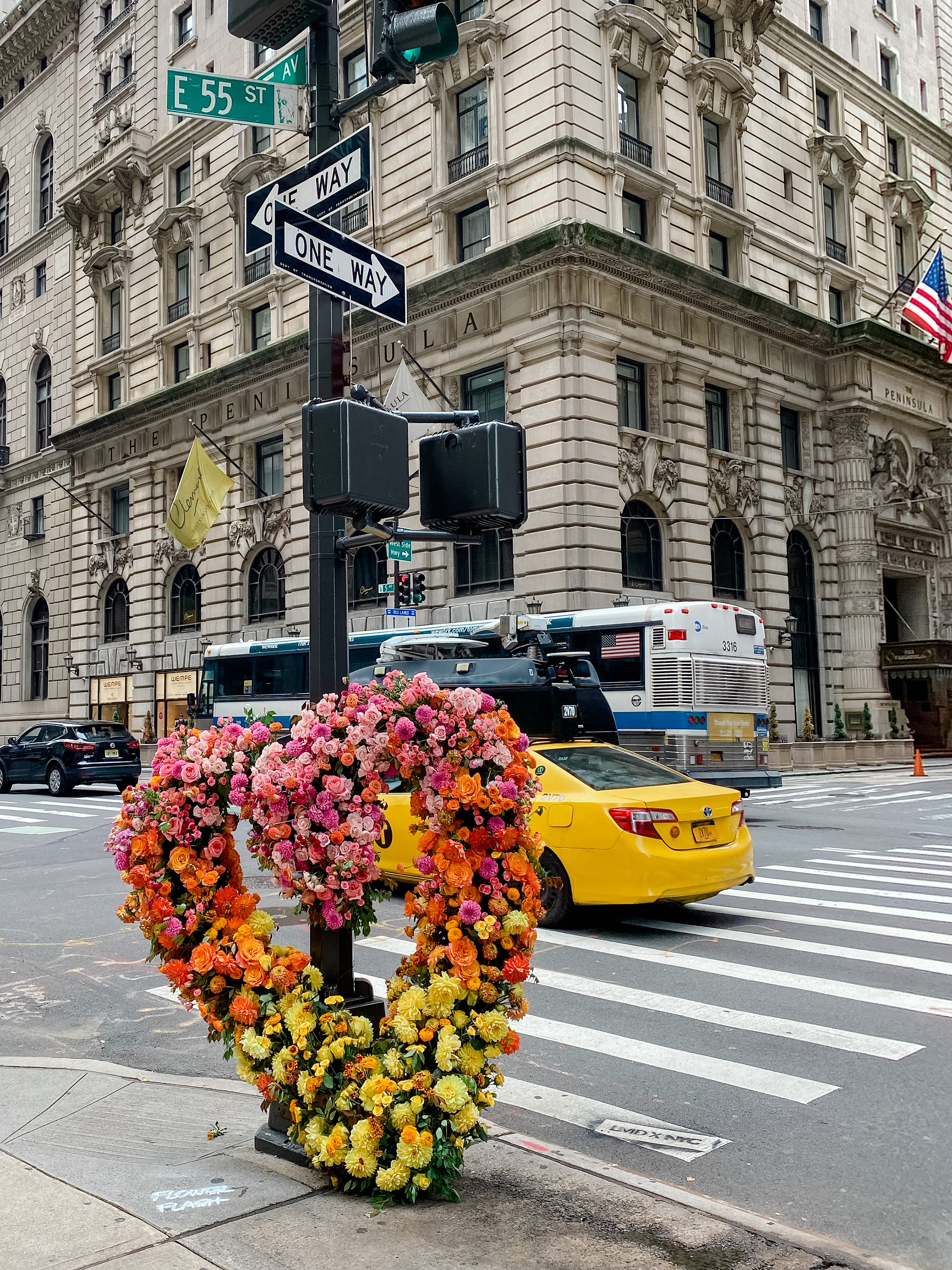Flower Flash in New York City Photography Art Print // Lewis