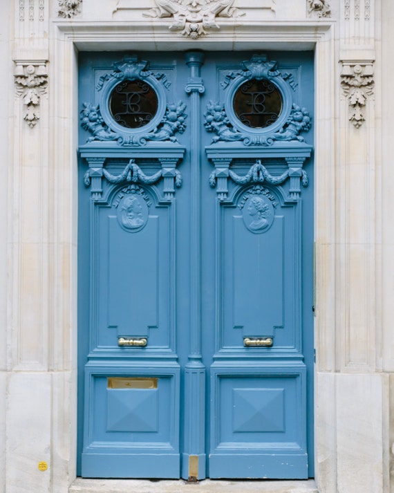 Blue Parisian Door Paris Doors Paris Door Paris Etsy Blue Parisian Door Paris Doors Paris Door Paris Etsy