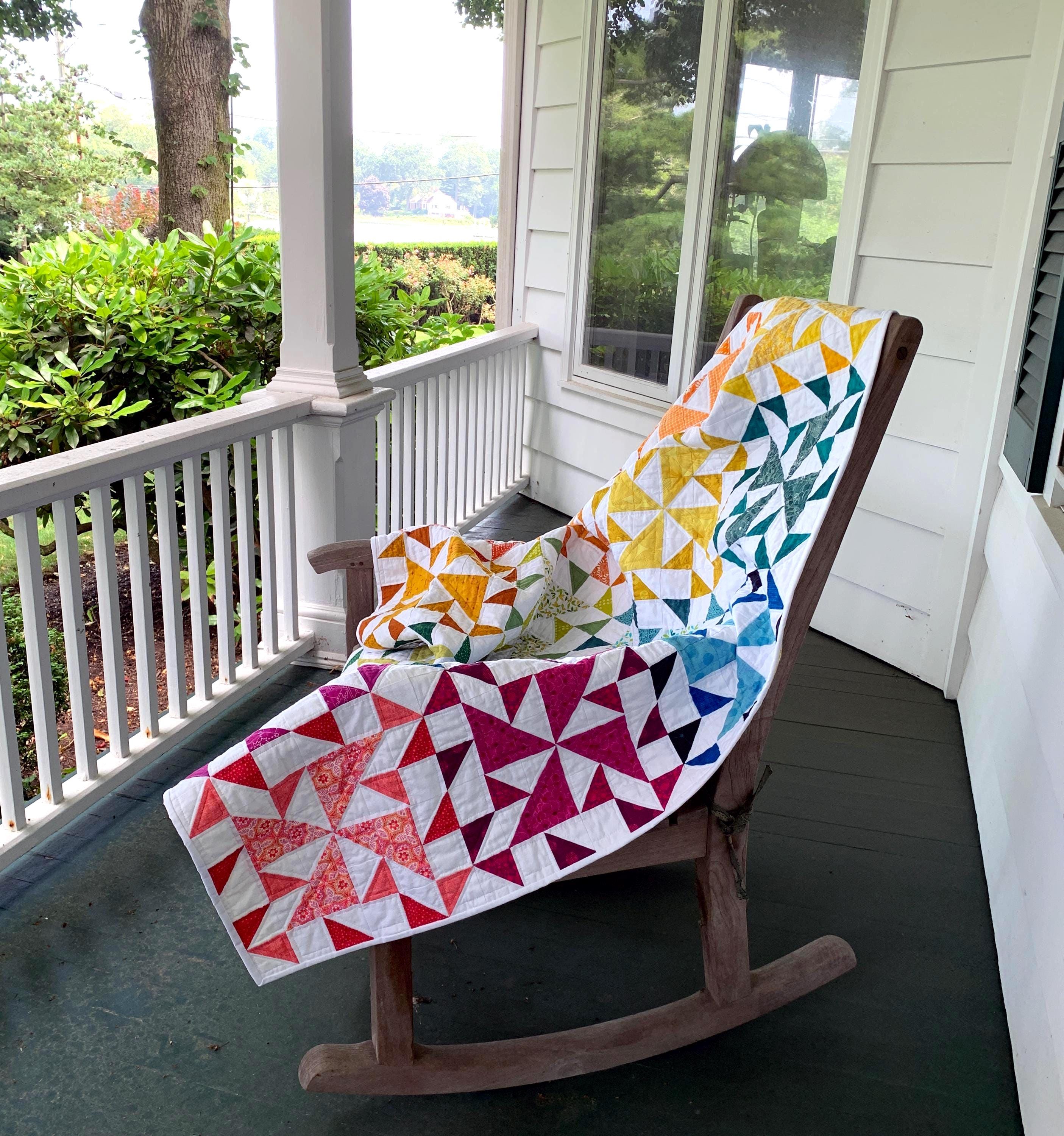 Quilt Roulette Quilt Pattern Caution to the Wind PDF Quilt Pattern by Bobbin Roulette Studio - Etsy